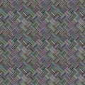 Colorful repeating diagonal stripe square pattern - vector tile mosaic background Royalty Free Stock Photo