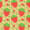 Colorful repetitive pattern background of gummy candies made of simple vector illustrations.