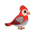 Colorful Representation of Beautiful Firetail Royalty Free Stock Photo