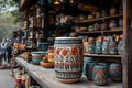 A colorful representation of Madhubani art, showcasing its intricate patterns and cultural significance
