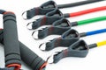 Colorful resistance bands Royalty Free Stock Photo