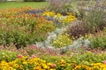 Colorful resort garden