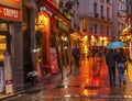 Colorful Restaurants Latin Quarter West Bank Paris France