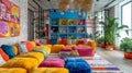 Colorful Retreat Room Design