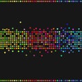 Colorful retro dots