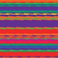 Colorful Retro Zigzag Stripe Style Vector Background Texture Pattern