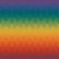 Colorful Rhombus Mosaic Grunge Seamless Pattern Trendy Colors Royalty Free Stock Photo
