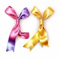 Colorful ribbons for a cancer-free future Royalty Free Stock Photo