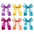 Colorful ribbons for a cause