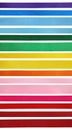 Colorful ribbons collection Royalty Free Stock Photo