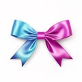 Colorful ribbons for a cure to breast cancer Royalty Free Stock Photo