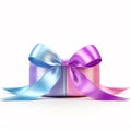 Colorful ribbons for a cure to breast cancer Royalty Free Stock Photo