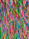 Colorful ribbons of the lord of bonfim