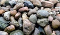 Colorful river stone