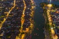 Colorful roads of Hoi An at night