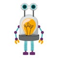 Colorful robot design Royalty Free Stock Photo