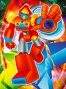 Colorful robot