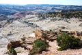 Colorful rock and sandstone formations in Capitol Reef National park Royalty Free Stock Photo