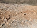 Colorful rocky dirt sand ground or pebble desert texture. Seamless texture on ground texture Royalty Free Stock Photo