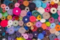 Colorful roll of Fabrics textile
