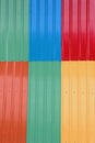 The Colorful roof metal Royalty Free Stock Photo