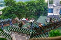 Colorful roofs of ancient Chinese Lingnan-style buildings Royalty Free Stock Photo