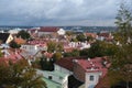 Colorful roofs of buildings of Old Town in Tallinn, Estonia Royalty Free Stock Photo