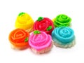 Colorful of rose candy