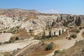 Panorama of Red and Rose valley. Cappadocia. Turkey Royalty Free Stock Photo