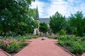 Roses and Plants at the Merrick Rose Garden in Evanston Illinois