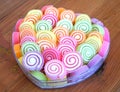 round jelly sugar candies Royalty Free Stock Photo