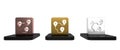 Colorful Route location icon isolated on white background. Map pointer sign. Concept of path or road. GPS navigator