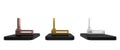 Colorful Router and wi-fi signal symbol icon isolated on white background. Wireless ethernet modem router. Computer