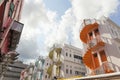 Colorful Rows of Spiral Staircase in Bugis Area