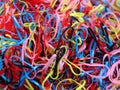 Colorful rubber band pattern Royalty Free Stock Photo