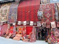 Colorful rug shop in Goreme, Cappadocia, Turkey