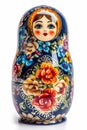 Colorful Russian Nested Matreshka Dolls.