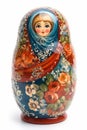 Colorful Russian Nested Matreshka Dolls.