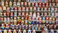 Colorful Russian nesting dolls Royalty Free Stock Photo