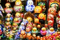 Colorful Russian Nesting Dolls Matreshka. Royalty Free Stock Photo