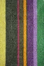 Colorful rustic linen fabric background