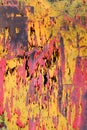 colorful rusty paint background