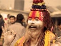 Colorful Sadhu in Shivaratri Festival
