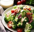 Steak salad Royalty Free Stock Photo