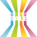 Colorful sale background