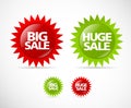 Colorful sale label collection 2 Royalty Free Stock Photo