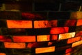 Colorful salt bricks in Khewra salt mine