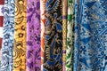 Colorful sarongs (balinese cloth)