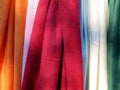 Colorful scarfs Royalty Free Stock Photo