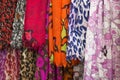 Colorful scarfs Royalty Free Stock Photo
